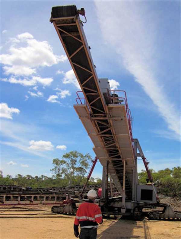 1 Mtpy Portable Heap-leach Agglomeration, Conveying And Track-mounted Stacking System)